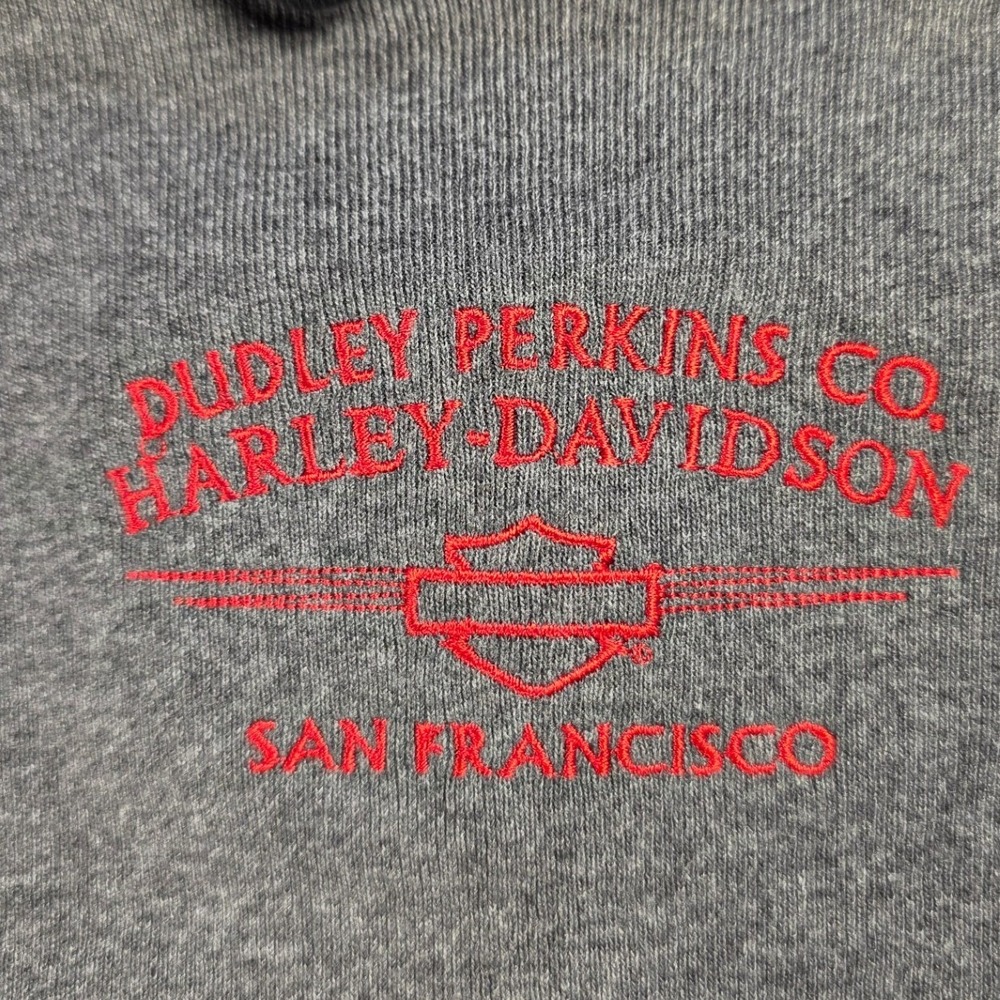 Harley-Davidson Dudley Perkins Co SF Vintage Biker Streetwear Y2k
